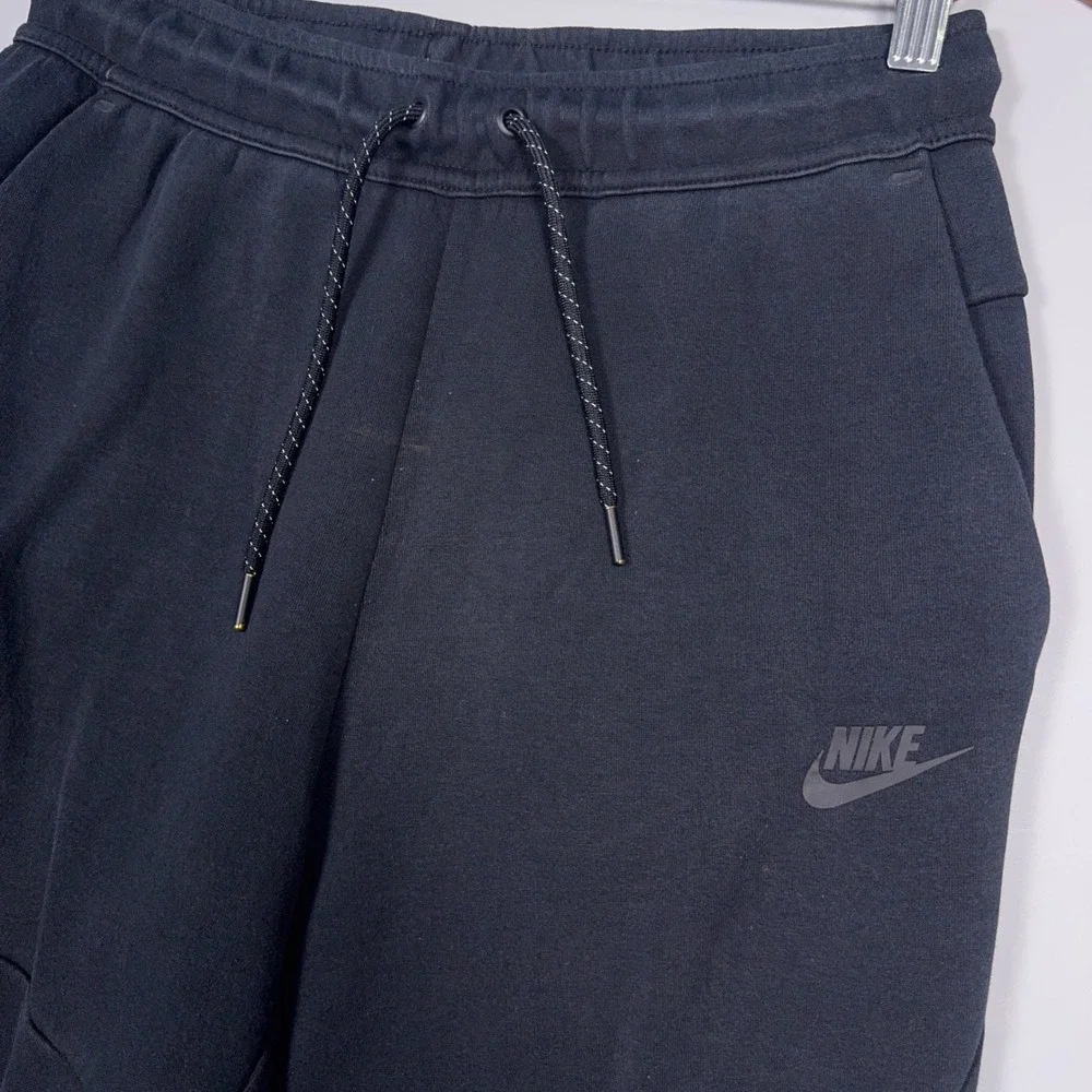 Nike Tech Fleece‎ Jogger Sweatpants Mens Size Small Cotton Black CU4495